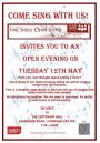 Come and Sing - an open rehearsal at Centenary Hall for anyone to try us out